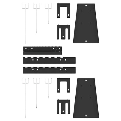 Tool Wall Panel 3 pcs Grey 150 x 1 x 80 cm Steel
