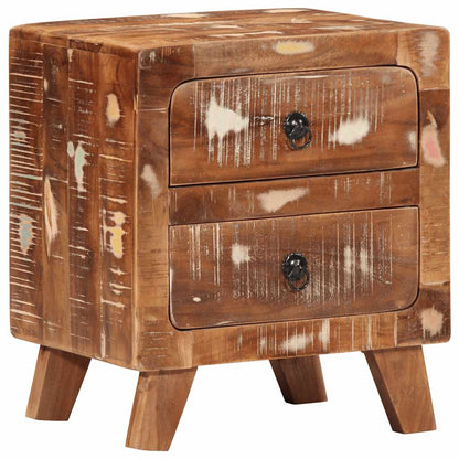 Bedside Cabinet 2 pcs 40x32x46 cm Solid Wood Reclaimed