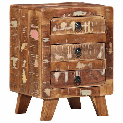 Bedside Cabinet 2 pcs 37x32x50 cm Solid Wood Reclaimed