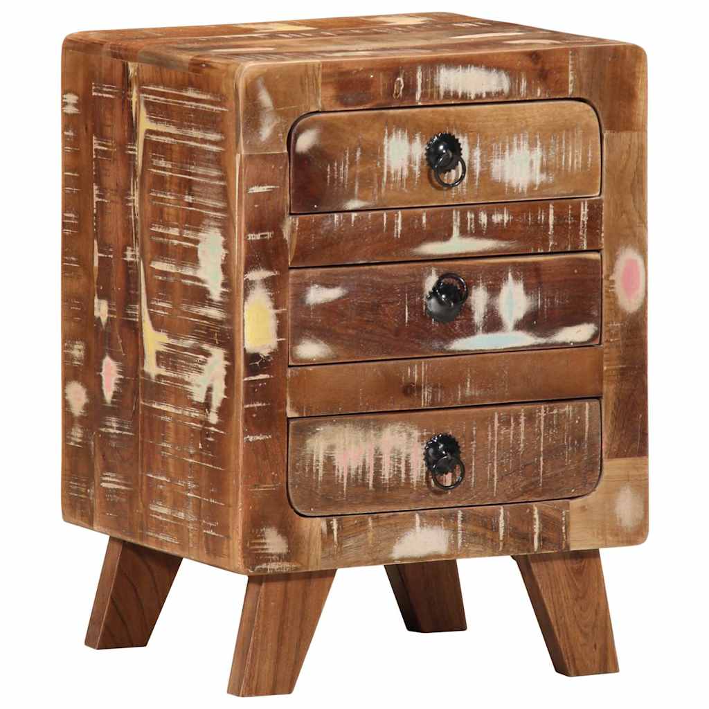 Bedside Cabinet 2 pcs 37x32x50 cm Solid Wood Reclaimed