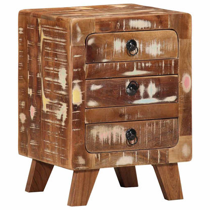 Bedside Cabinet 2 pcs 37x32x50 cm Solid Wood Reclaimed
