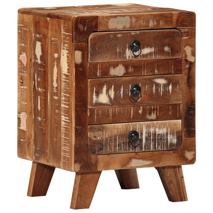Bedside Cabinet 2 pcs 37x32x50 cm Solid Wood Reclaimed