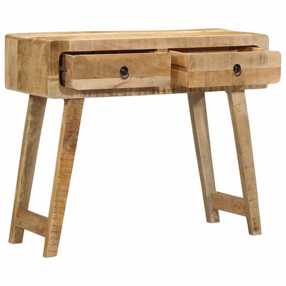 Console Table 90x32x75 cm Solid Wood Rough Mango