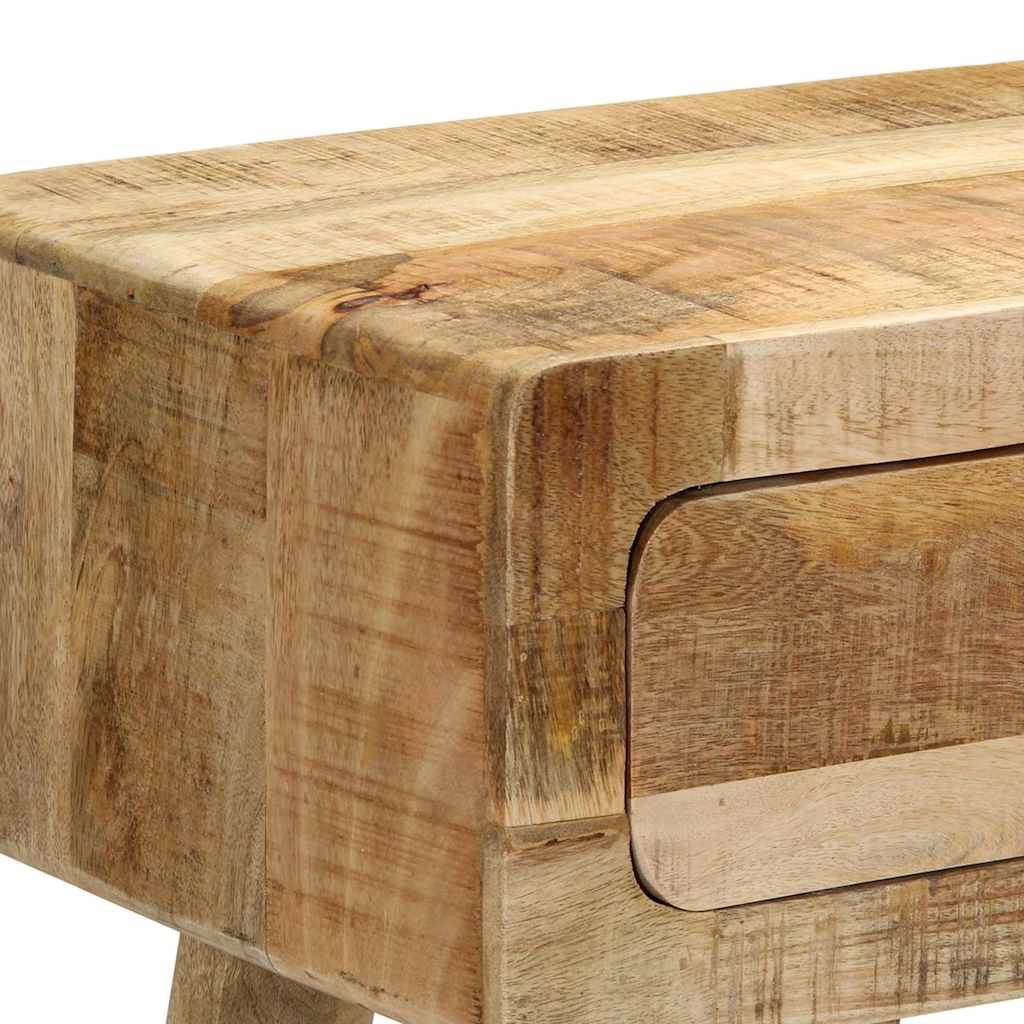 Console Table 90x32x75 cm Solid Wood Rough Mango