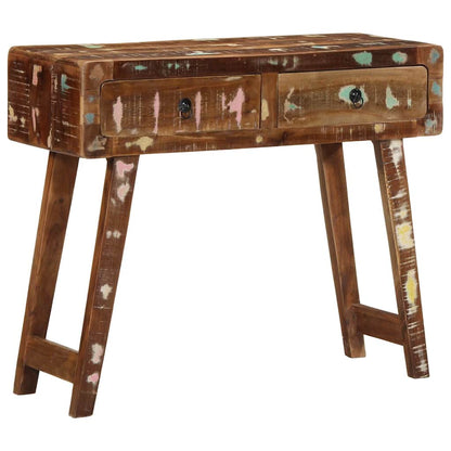 Console Table 90x32x75 cm Solid Wood Reclaimed