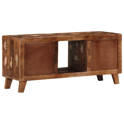 TV Cabinet 105x46x32 cm Solid Wood Reclaimed