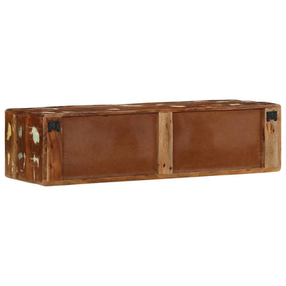 Wall-mounted TV Cabinet 100x32x25 cm Solid Wood Reclaimed