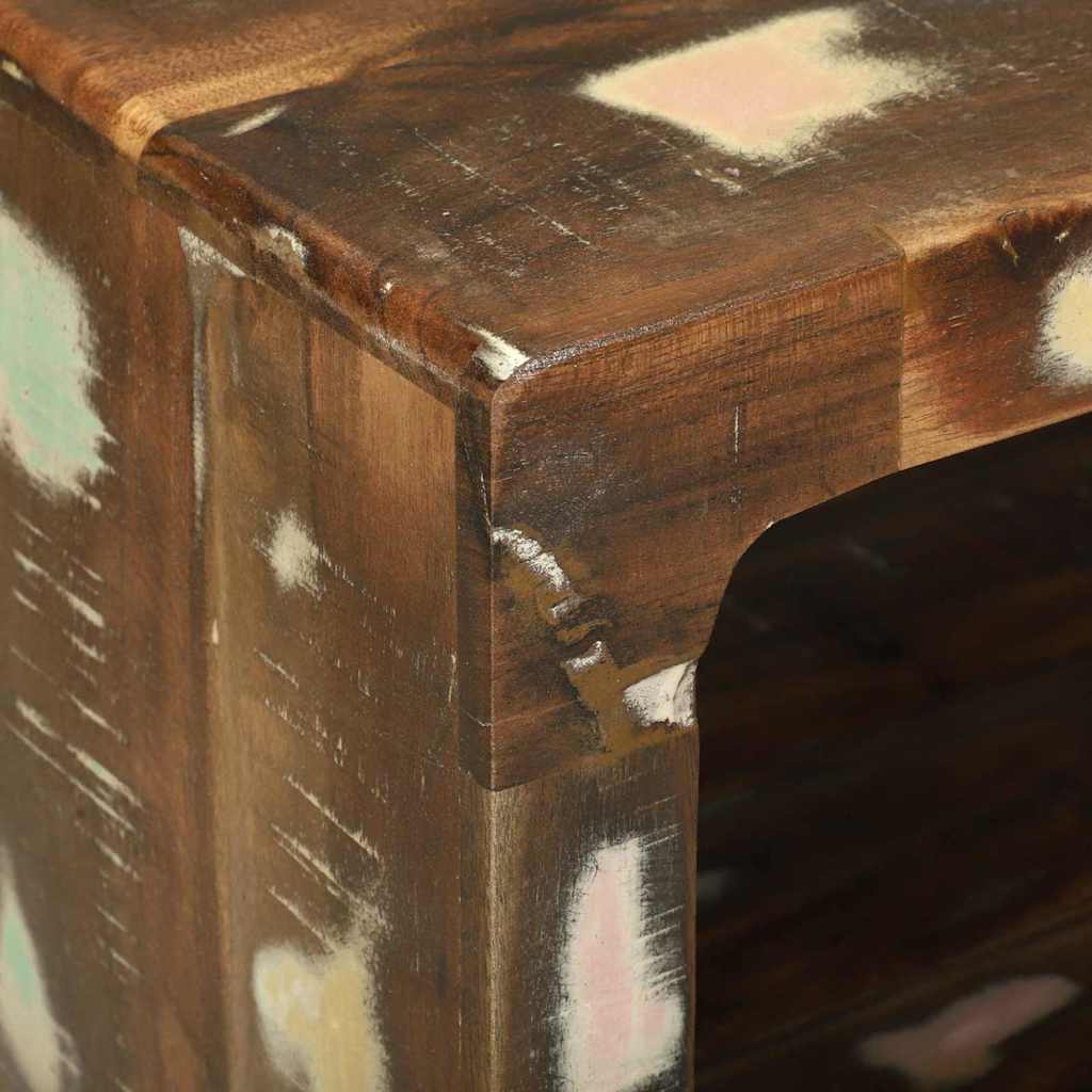 Coffee Table Multicolour 90 x 50 x 35 cm Solid Reclaim Wood