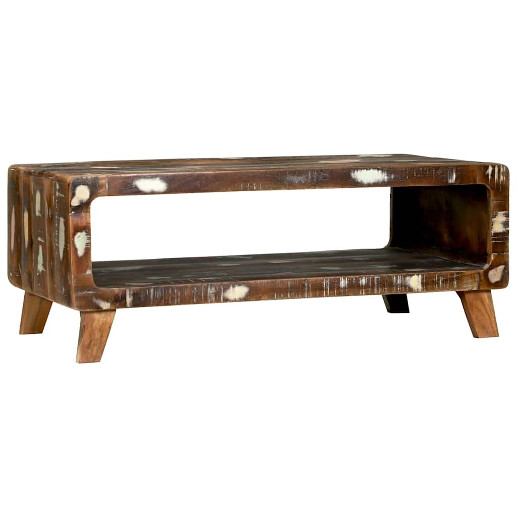 Coffee Table Multicolour 90 x 50 x 35 cm Solid Reclaim Wood
