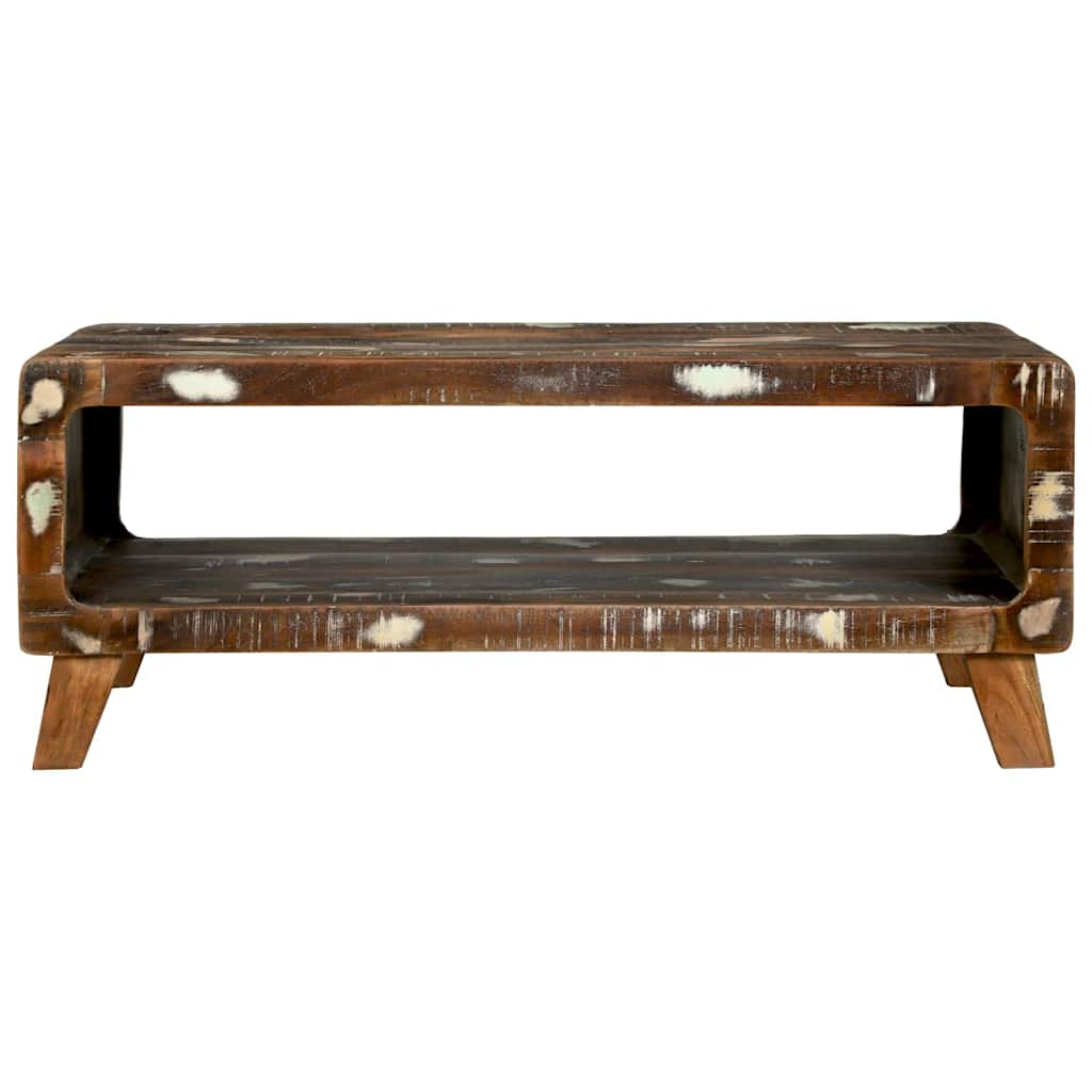 Coffee Table Multicolour 90 x 50 x 35 cm Solid Reclaim Wood
