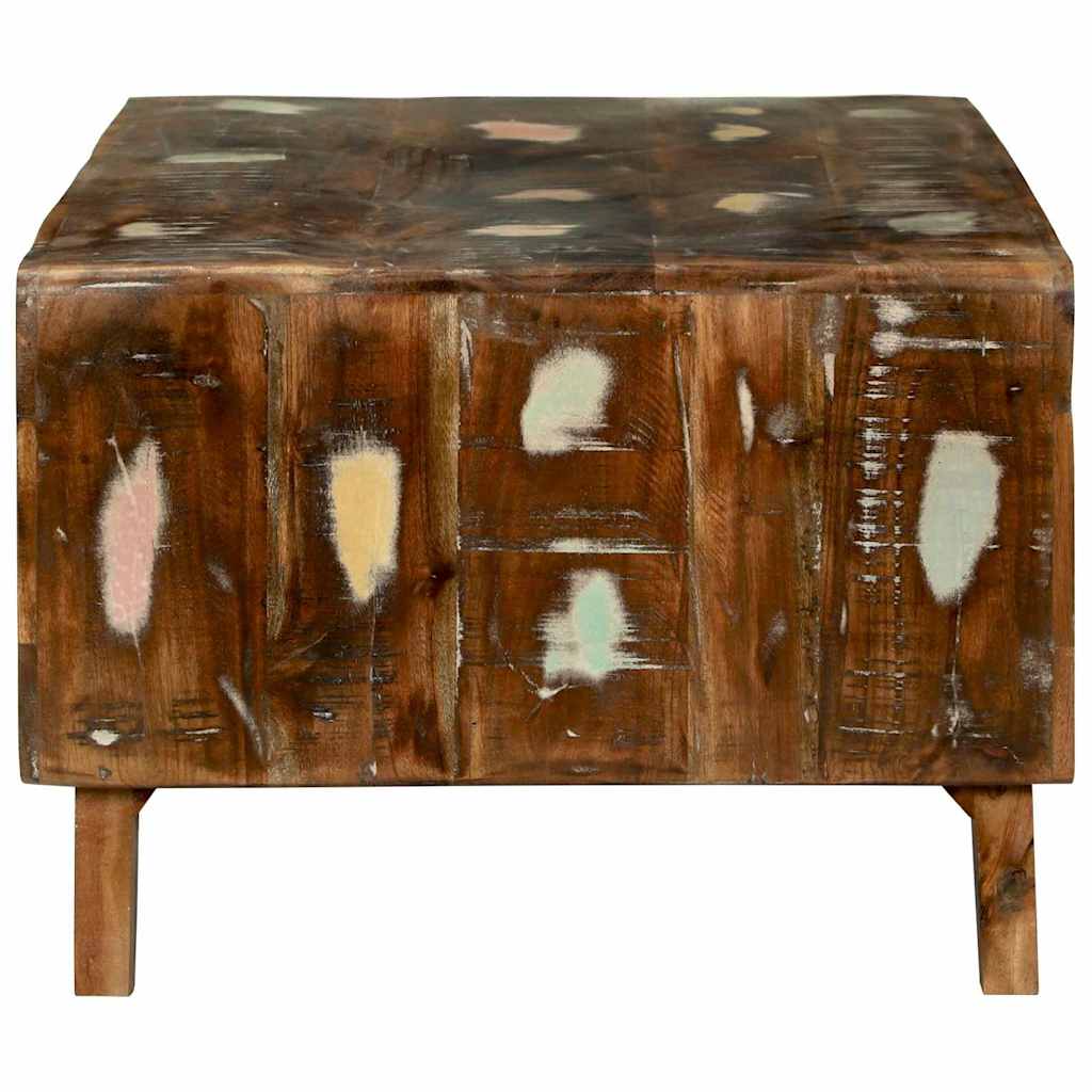 Coffee Table Multicolour 90 x 50 x 35 cm Solid Reclaim Wood