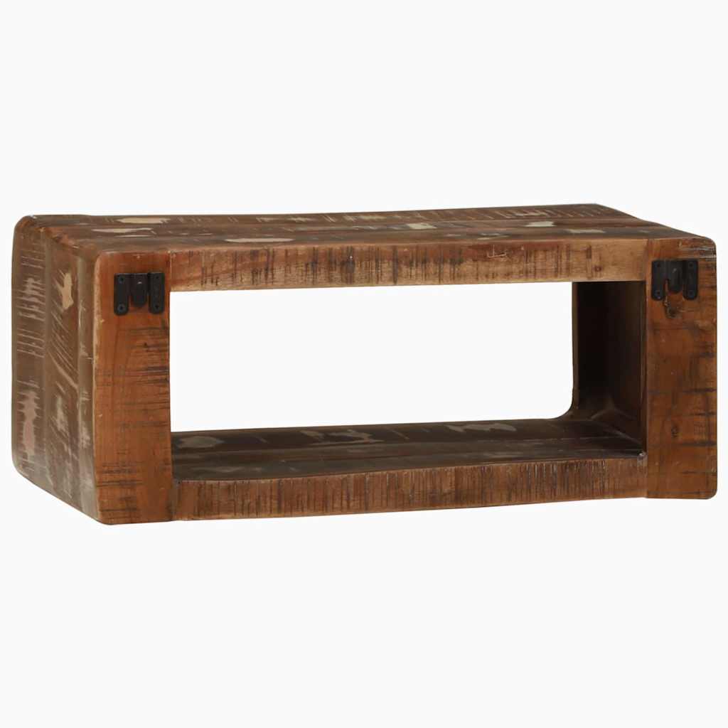 TV Cabinet Multicolour 60 x 30 x 25 cm Solid Reclaim wood