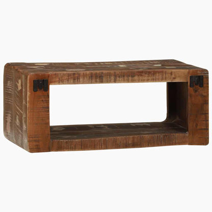TV Cabinet Multicolour 60 x 30 x 25 cm Solid Reclaim wood