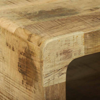 Coffee Table Brown 50 x 50 x 35 cm Solid Mango Wood
