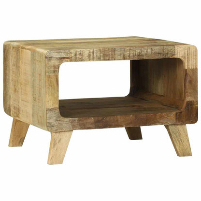 Coffee Table Brown 50 x 50 x 35 cm Solid Mango Wood