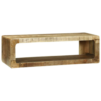 TV Cabinet with Shelf Brown 80 x 30 x 25 cm Solid Mango wood