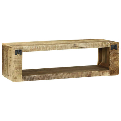TV Cabinet with Shelf Brown 80 x 30 x 25 cm Solid Mango wood