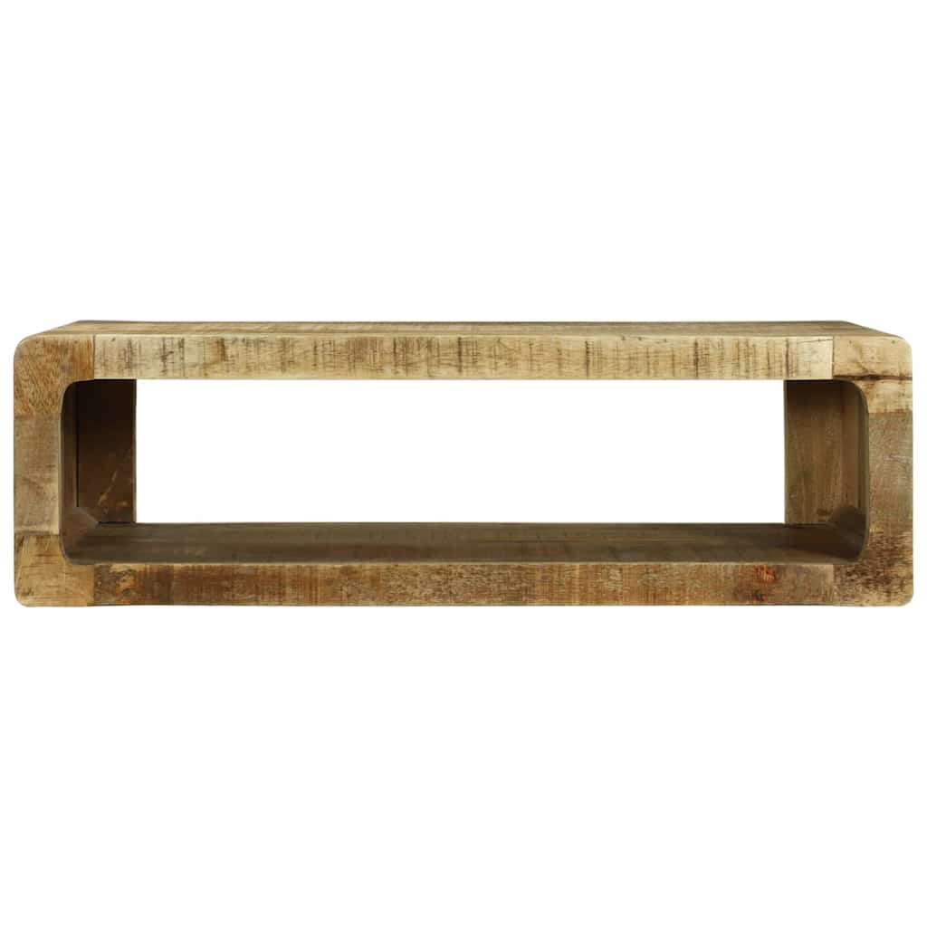 TV Cabinet with Shelf Brown 80 x 30 x 25 cm Solid Mango wood