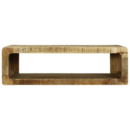 TV Cabinet with Shelf Brown 80 x 30 x 25 cm Solid Mango wood