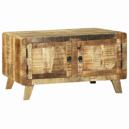 Coffee Table Brown 80 x 54 x 45 cm Solid Mango Wood