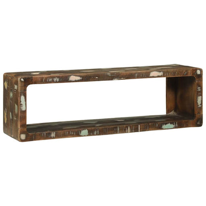 TV Cabinet Set with Shelf 3 pcs Multicolour Solid Reclaim wood