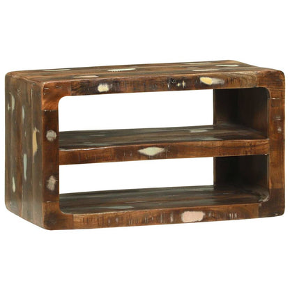 TV Cabinet Multicolour 60 x 32 x 36 cm Solid Reclaim wood