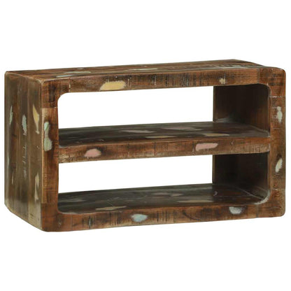 TV Cabinet Multicolour 60 x 32 x 36 cm Solid Reclaim wood