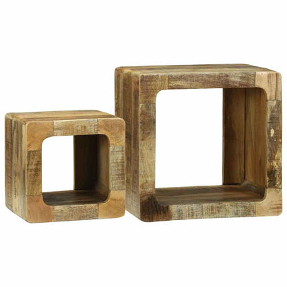 TV Units 2 pcs Brown 36 x 30 x 36 cm Solid Mango Wood