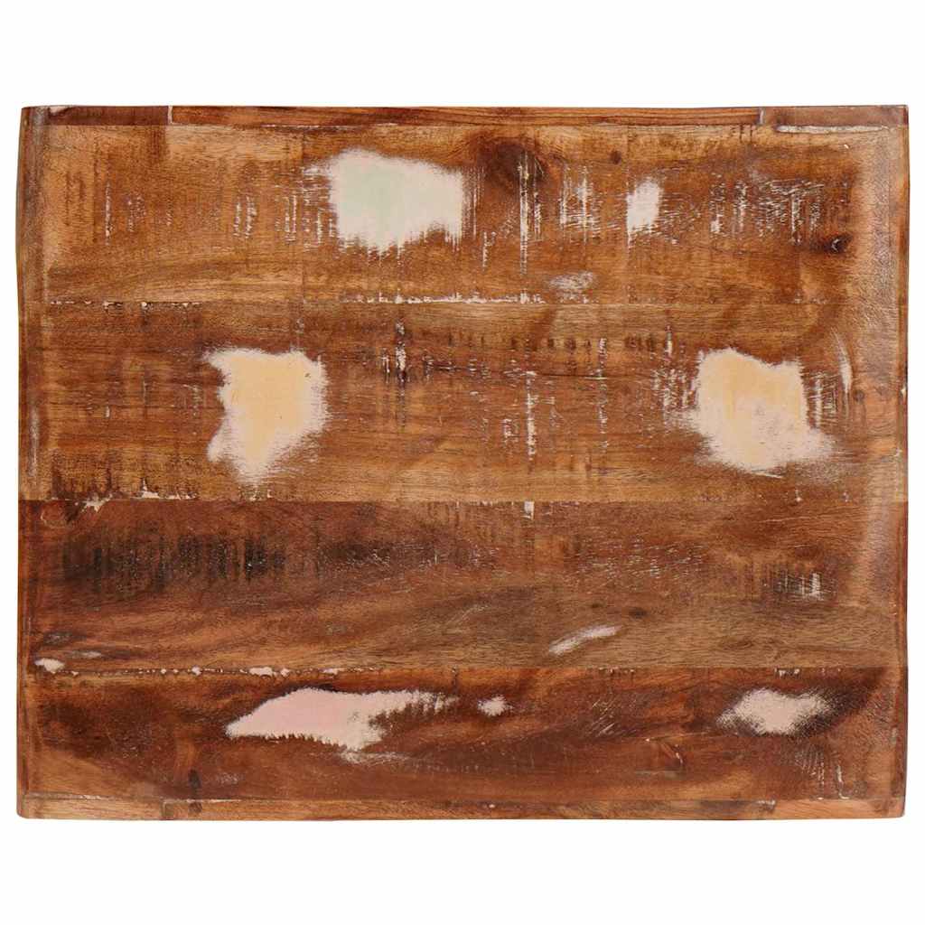 End Table with Shelf Brown 40 x 32 x 46 cm Solid Reclaim Wood