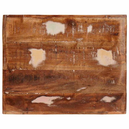 End Table with Shelf Brown 40 x 32 x 46 cm Solid Reclaim Wood