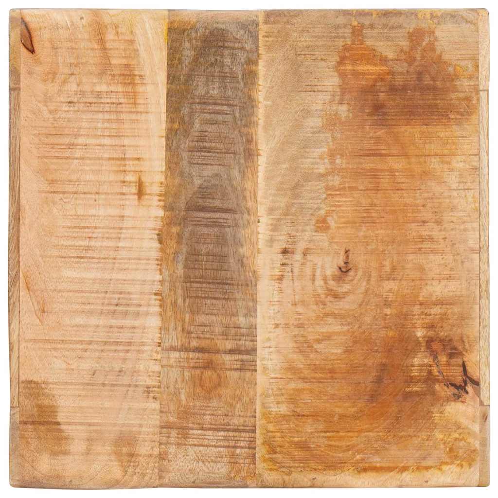 End Table with Shelf Brown 40 x 40 x 49 cm Solid Mango Wood