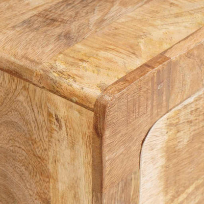 End Table with Drawer Brown 40 x 32 x 46 cm Solid Mango Wood
