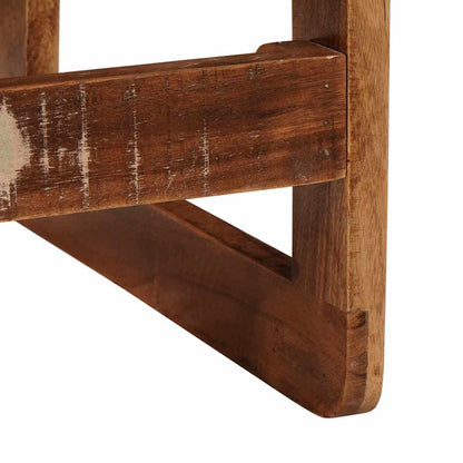 Nesting Tables 2 pcs Brown 46 x 46 x 45 cm Solid Reclaim Wood