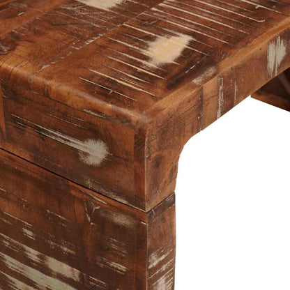 Nesting Table 3 pcs Brown Solid Reclaim Wood