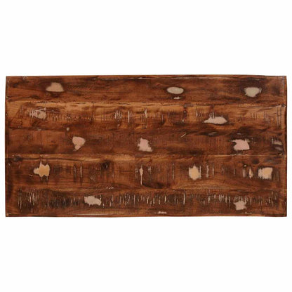 Dressing Table Brown 90 x 76 x 45 cm Solid Reclaim Wood