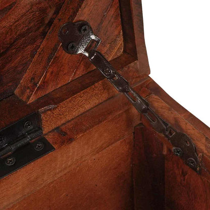 Storage Box with Storage 70 x 35 x 40 cm Solid reclaimed wood