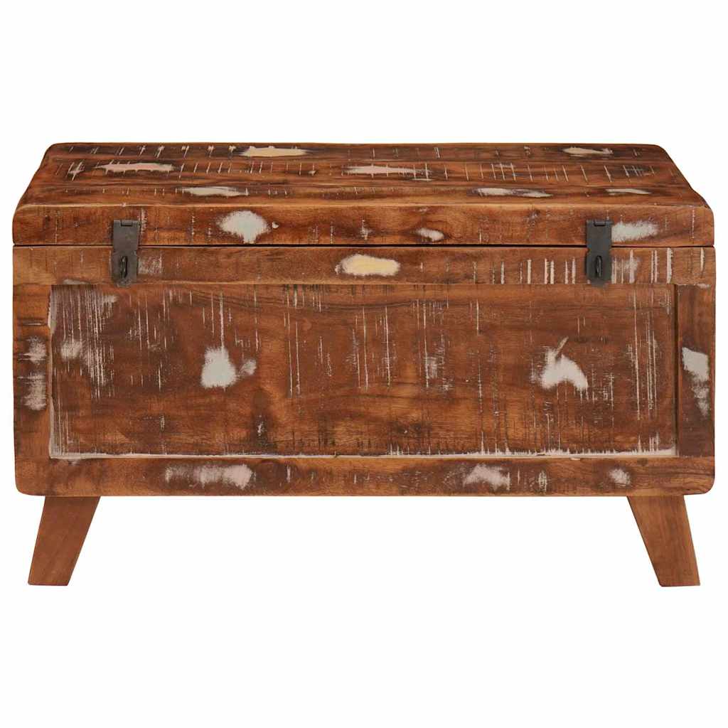 Storage Box with Storage 70 x 35 x 40 cm Solid reclaimed wood