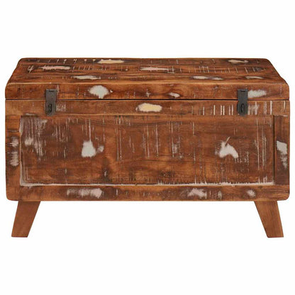 Storage Box with Storage 70 x 35 x 40 cm Solid reclaimed wood