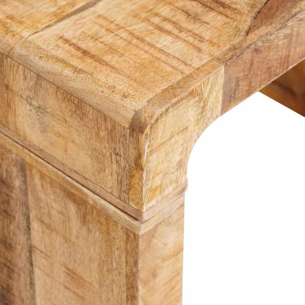 End Table Brown 60 x 35 x 46 cm Solid Mango Wood
