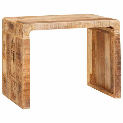 End Table Brown 60 x 35 x 46 cm Solid Mango Wood