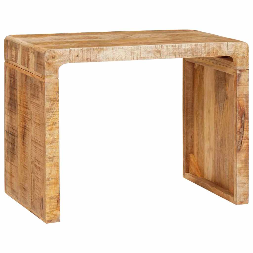 End Table Brown 60 x 35 x 46 cm Solid Mango Wood
