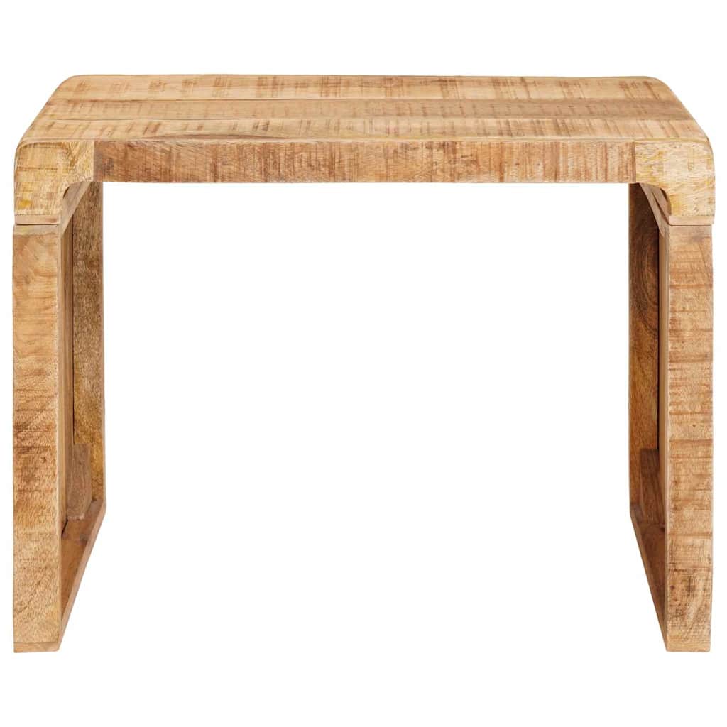 End Table Brown 60 x 35 x 46 cm Solid Mango Wood