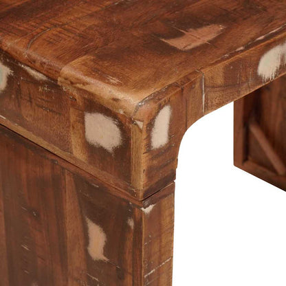 End Table Brown 60 x 35 x 46 cm Solid Reclaim Wood