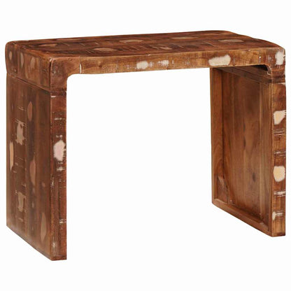 End Table Brown 60 x 35 x 46 cm Solid Reclaim Wood