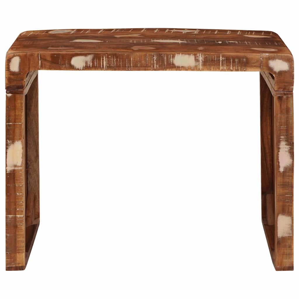 End Table Brown 60 x 35 x 46 cm Solid Reclaim Wood