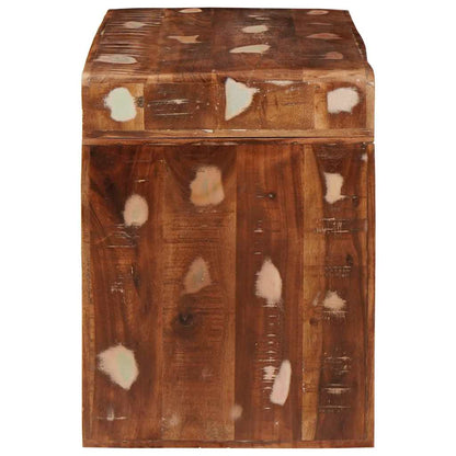 End Table Brown 60 x 35 x 46 cm Solid Reclaim Wood