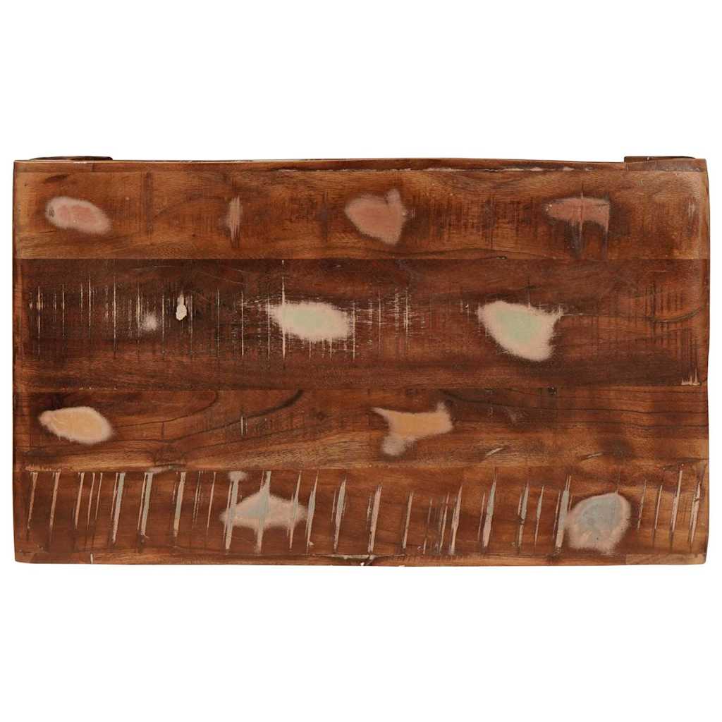 End Table Brown 60 x 35 x 46 cm Solid Reclaim Wood
