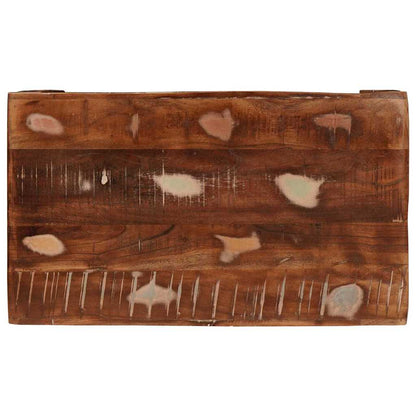 End Table Brown 60 x 35 x 46 cm Solid Reclaim Wood