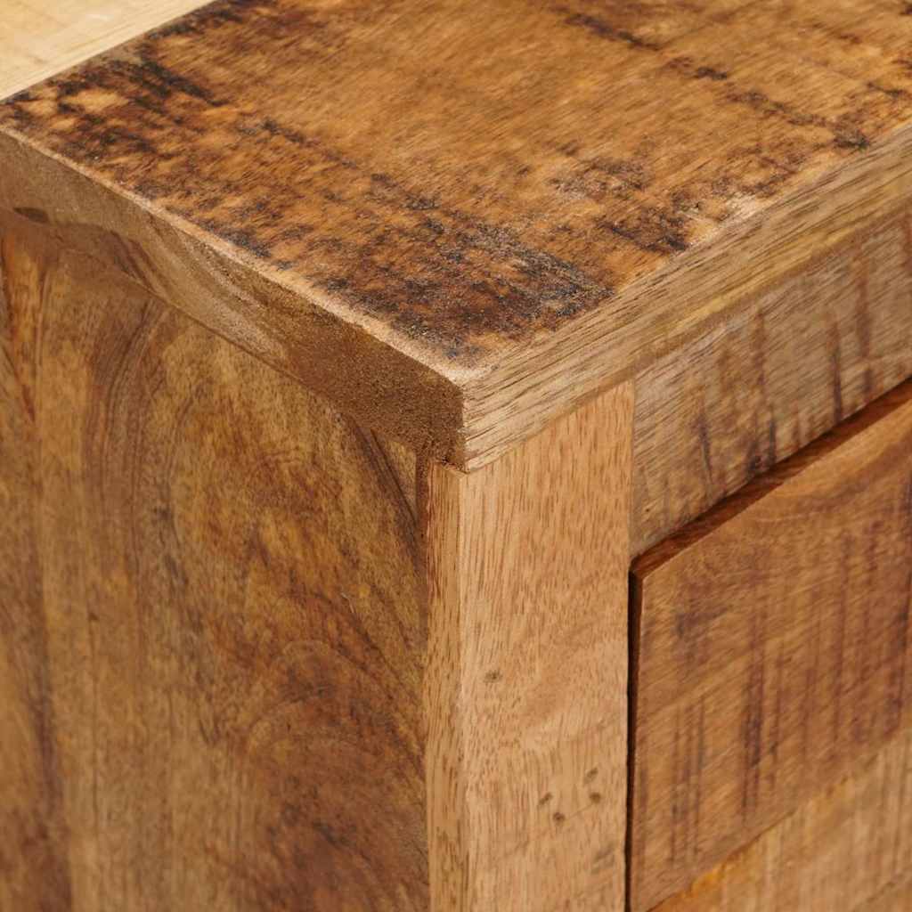 Side Cabinet with Drawer Brown 70 x 38 x 63 cm Solid mango wood