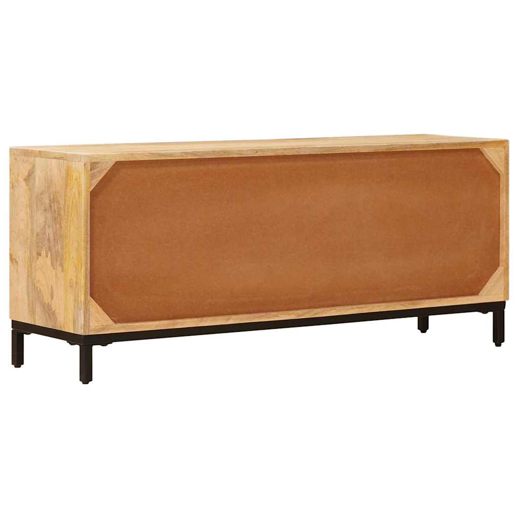 TV Stands with Drawer Brown 110 x 30 x46 cm Solid Mango Wood